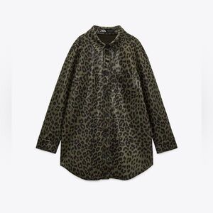 Zara Animal Print Overshirt